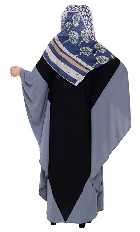 Aesthetic Black and Grey Kaftan