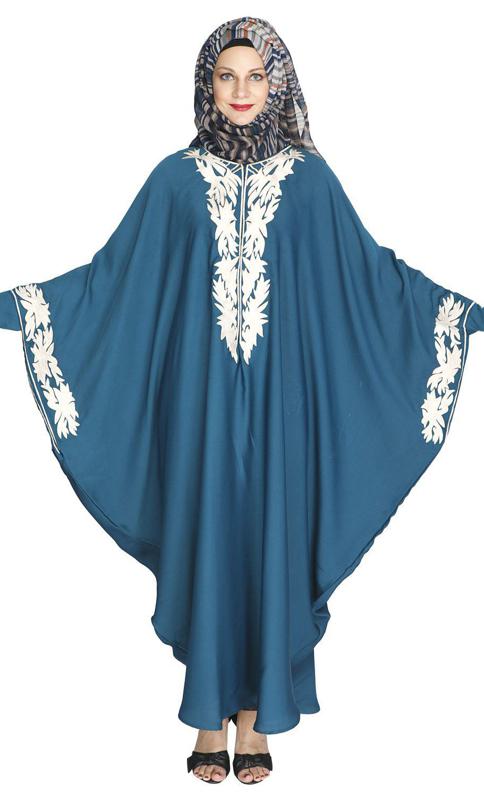 Aesthetically Elegent Teal Green Kaftan