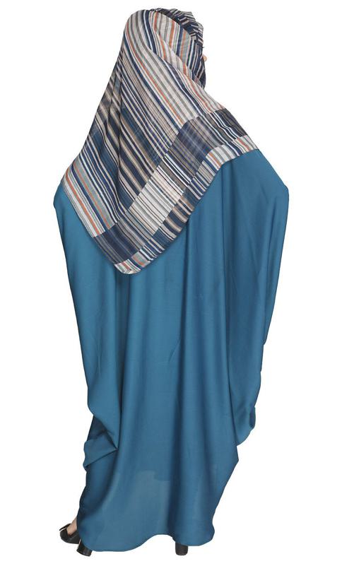 Aesthetically Elegent Teal Green Kaftan