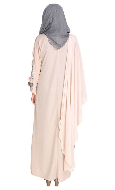 Awe Inspiring Beige Abaya (Made-To-Order)