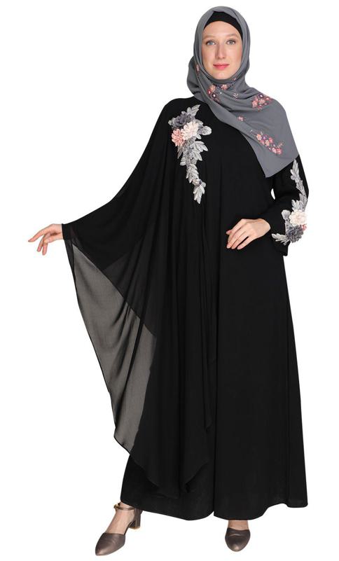 Awe Inspiring Black Abaya (Made-To-Order)