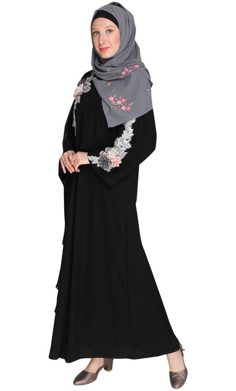 Awe Inspiring Black Abaya (Made-To-Order)