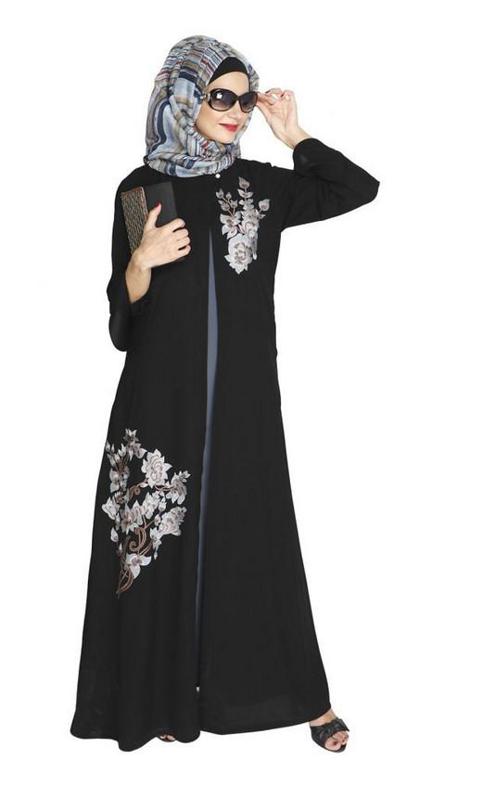 Beckon Black Jacket Style Abaya (Made-To-Order)