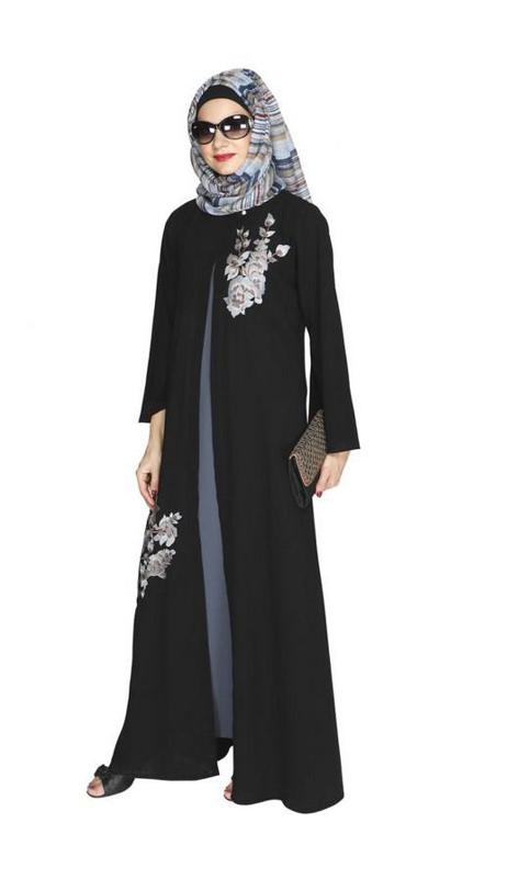Beckon Black Jacket Style Abaya (Made-To-Order)