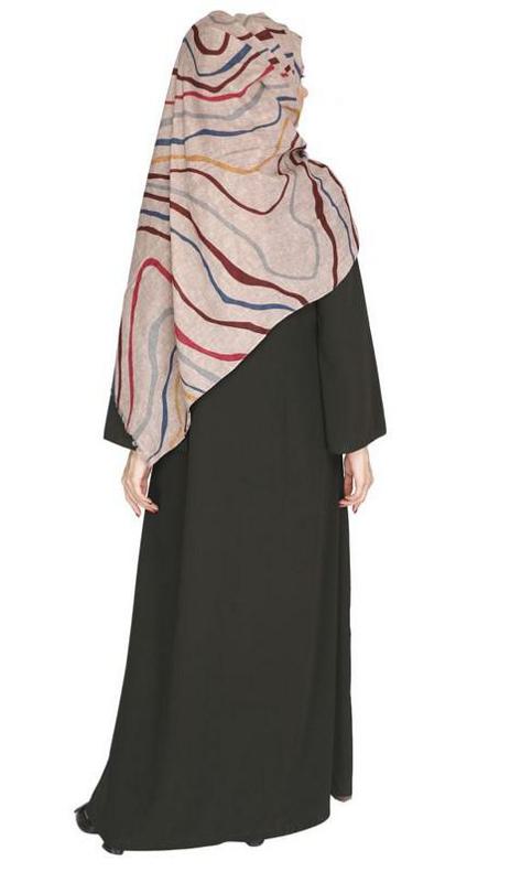 Beckon Olive Green Jacket Style Abaya (Made-To-Order)