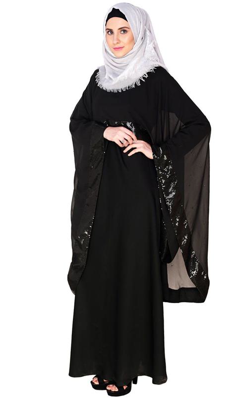 Black Cape Abaya (Made-To-Order)