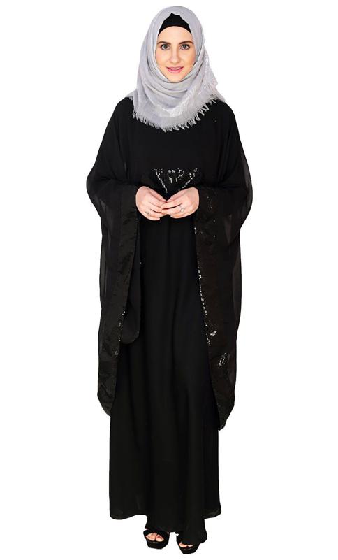 Black Cape Abaya (Made-To-Order)