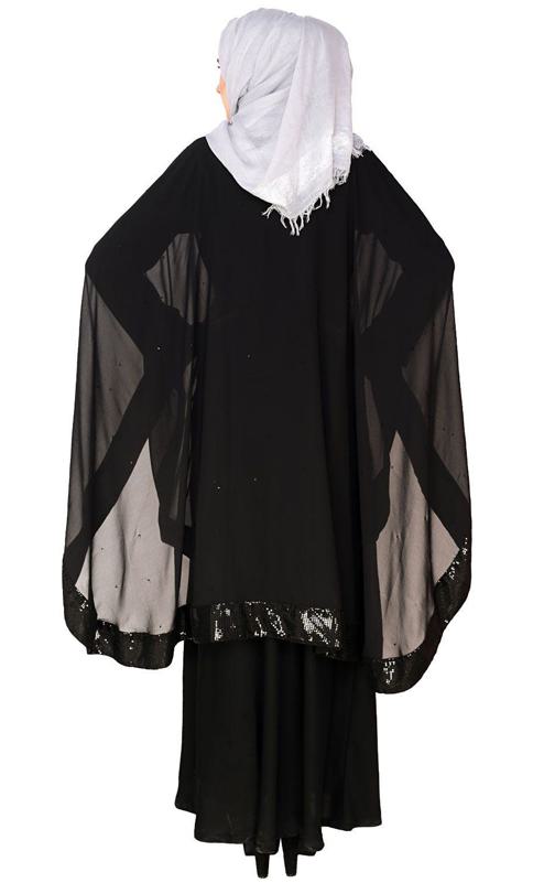 Black Cape Abaya (Made-To-Order)
