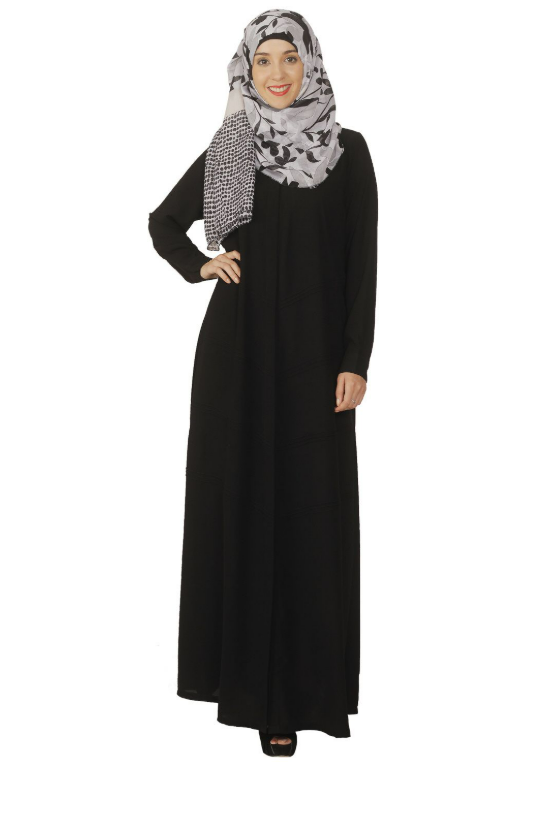 Black Pintuck Abaya (Made-To-Order)