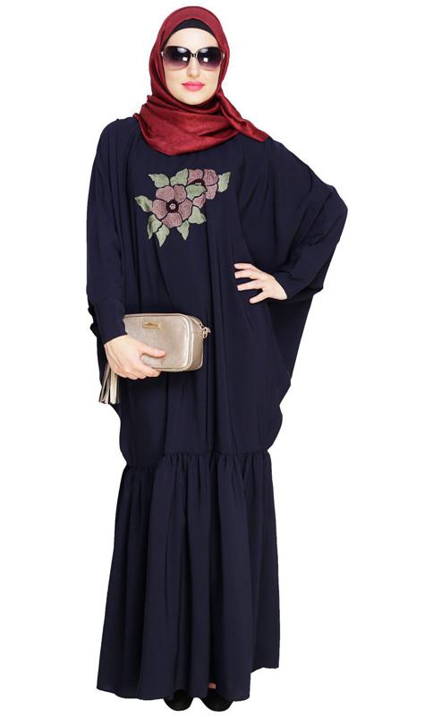 Blossom Blue Kaftan (Made-To-Order)