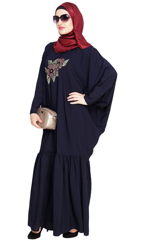 Blossom Blue Kaftan (Made-To-Order)