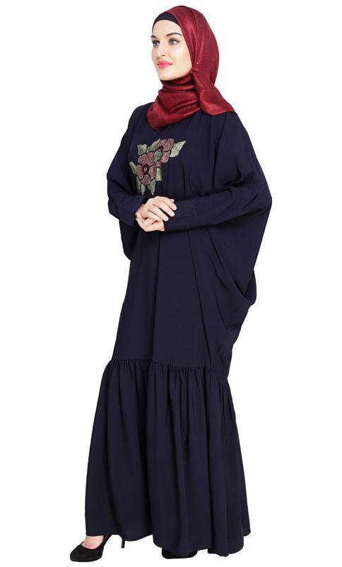 Blossom Blue Kaftan (Made-To-Order)