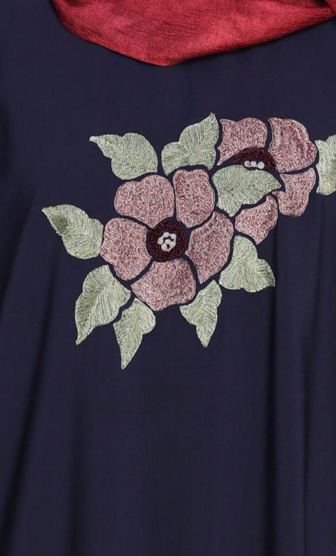 Blossom Blue Kaftan (Made-To-Order)