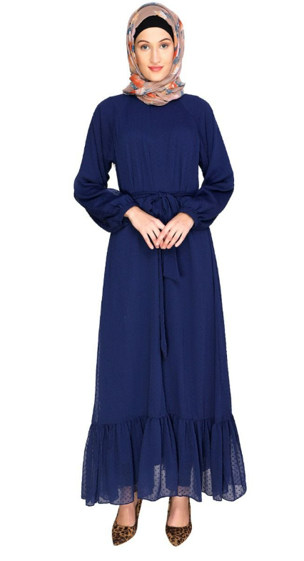 Blue Bohemian Maxi Dress