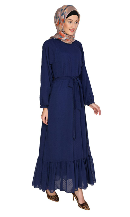 Blue Bohemian Maxi Dress