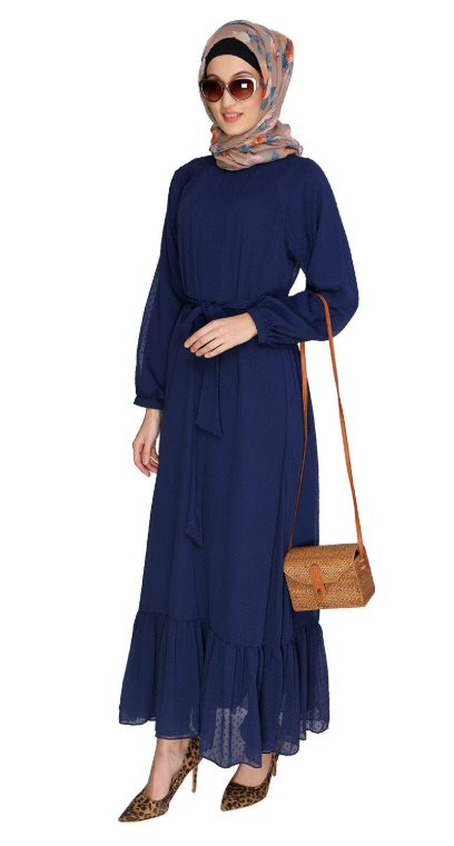 Blue Bohemian Maxi Dress