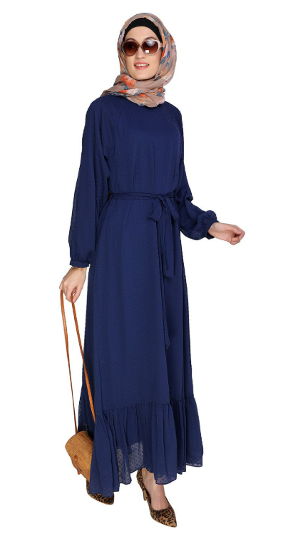 Blue Bohemian Maxi Dress