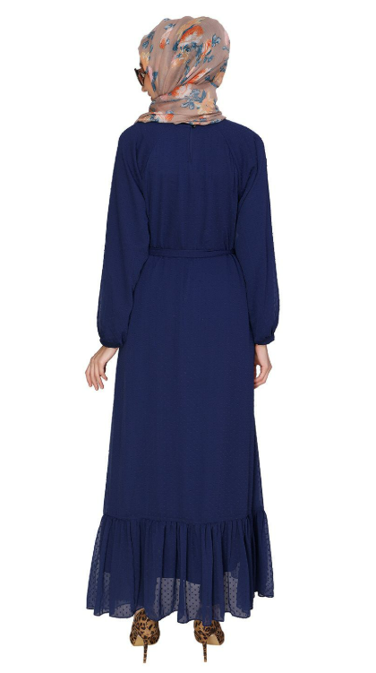 Blue Bohemian Maxi Dress