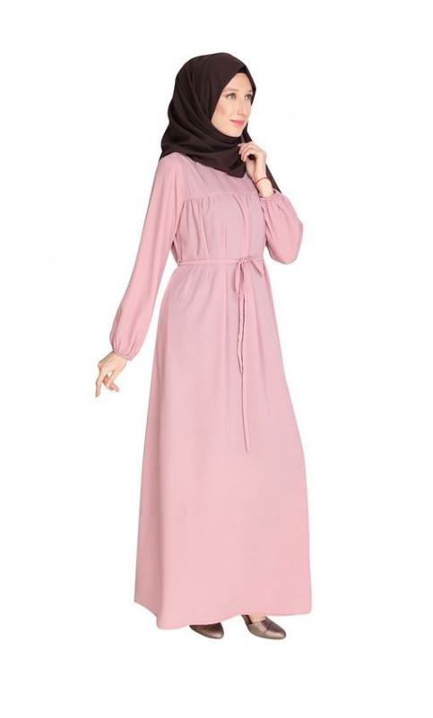 Blush Pink Symetric Maxi Dress