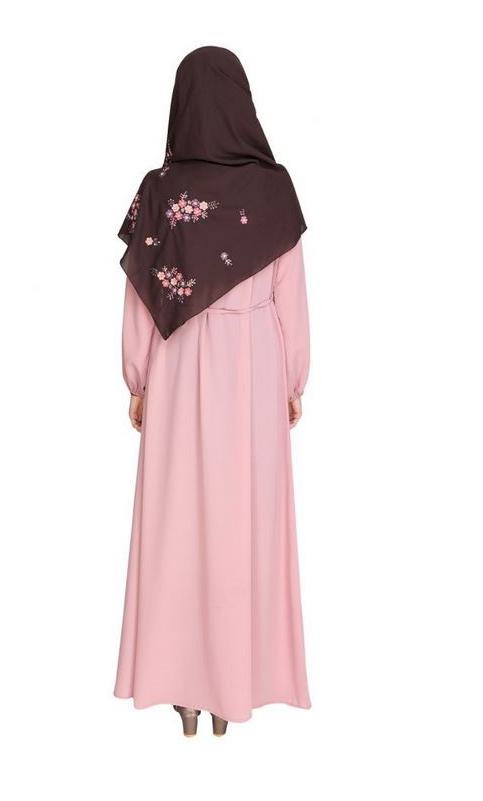 Blush Pink Symetric Maxi Dress