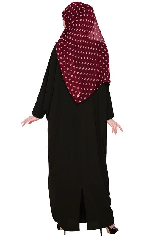 Bow Embellished Olive Kaftan