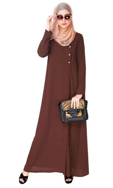 Classic Brown Abaya (Made-To-Order)