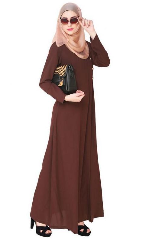 Classic Brown Abaya (Made-To-Order)