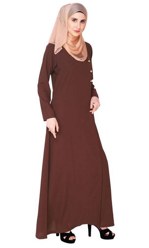 Classic Brown Abaya (Made-To-Order)