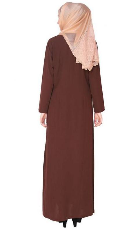 Classic Brown Abaya (Made-To-Order)