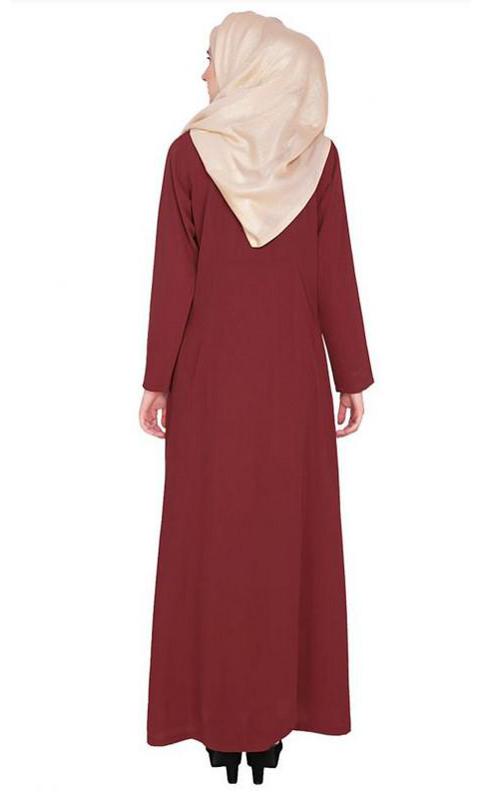 Classic Wine Abaya (Made-To-Order)