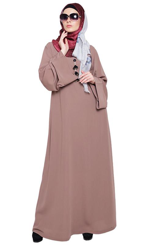 Classy Coffee Brown Abaya