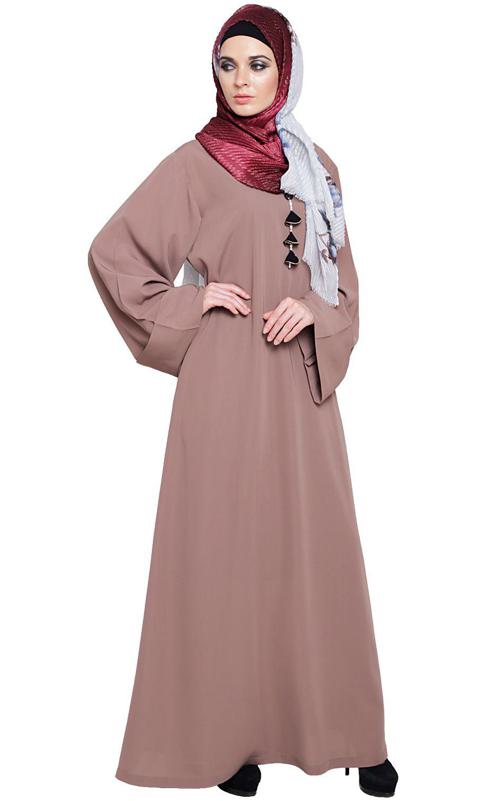 Classy Coffee Brown Abaya