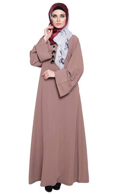 Classy Coffee Brown Abaya