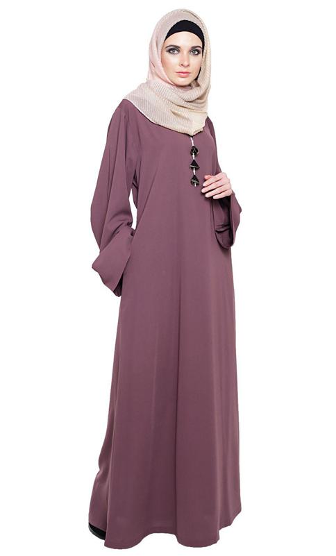 Classy Mulberry Abaya