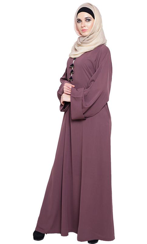 Classy Mulberry Abaya