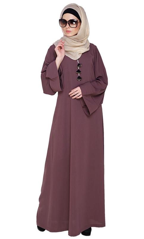Classy Mulberry Abaya