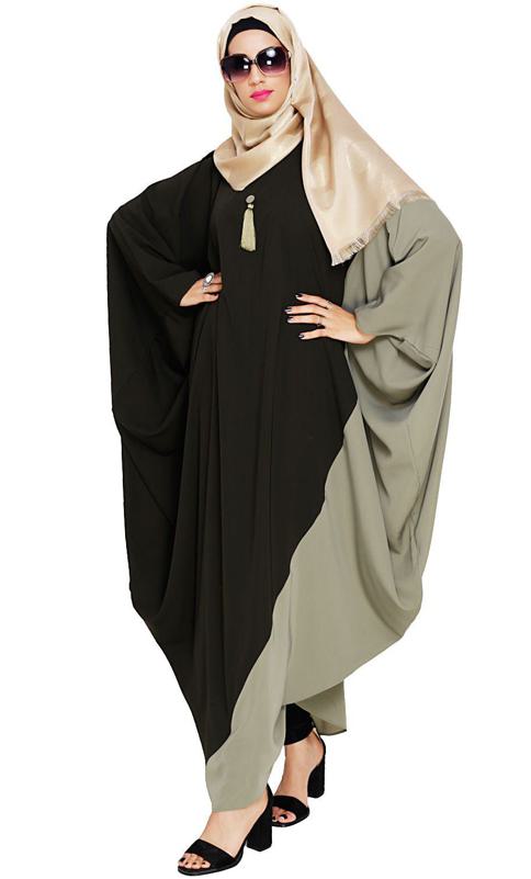 Classy Tasseled Black Kaftan (Made-To-Order)