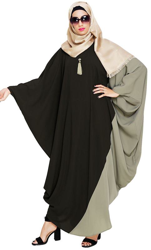 Classy Tasseled Black Kaftan (Made-To-Order)