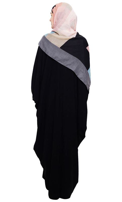 Colourblock Black Kaftan (Made-To-Order)