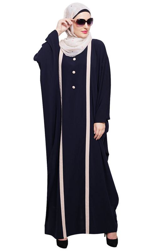 Colourblock Blue Kaftan