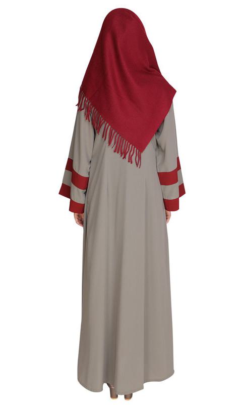 Contemporary Grey Abaya