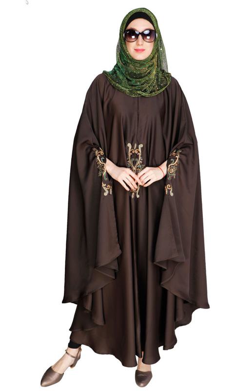 Dark Brown Irani Kaftan (Made-To-Order)