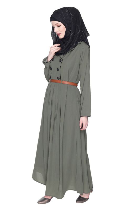 Dead Mint Coat Style Abaya (Made-To-Order)