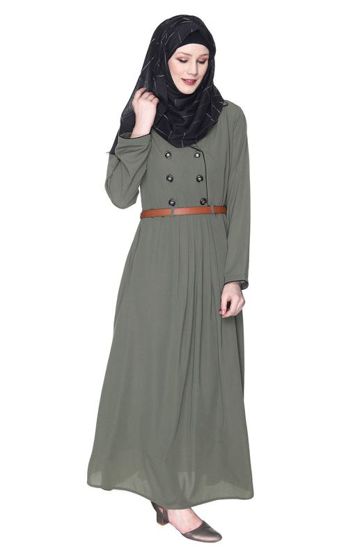 Dead Mint Coat Style Abaya (Made-To-Order)