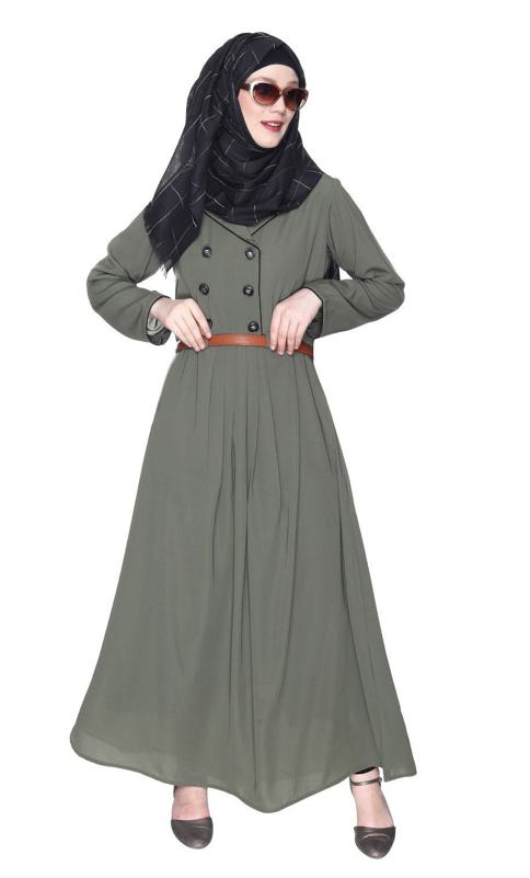 Dead Mint Coat Style Abaya (Made-To-Order)