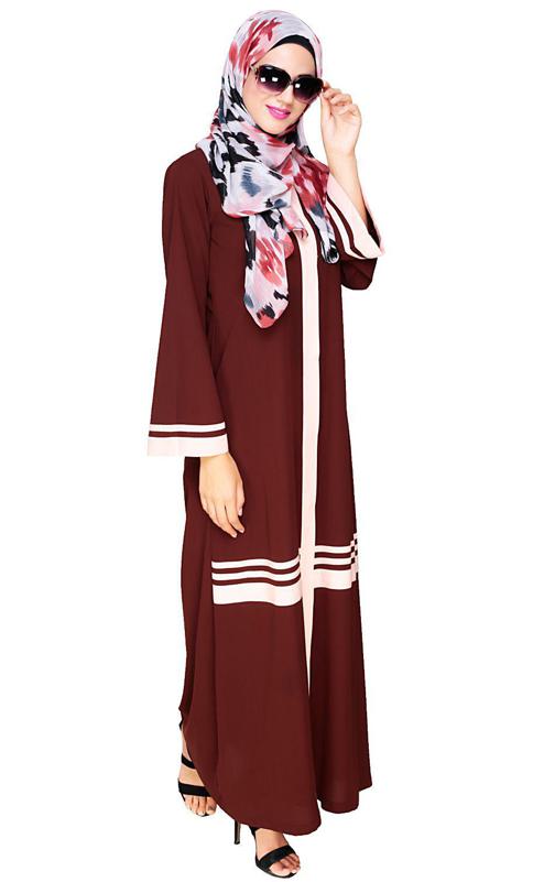 Elementary Brown Abaya (Made-To-Order)