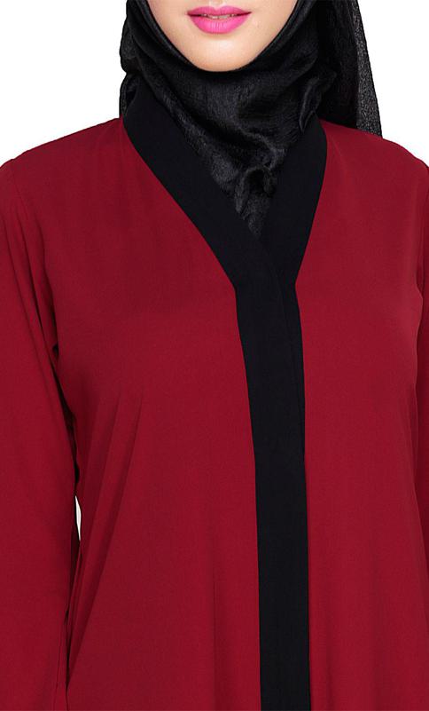 Elementary Wine Abaya (Made-To-Order)