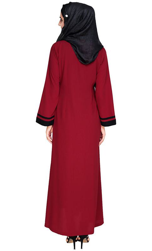 Elementary Wine Abaya (Made-To-Order)