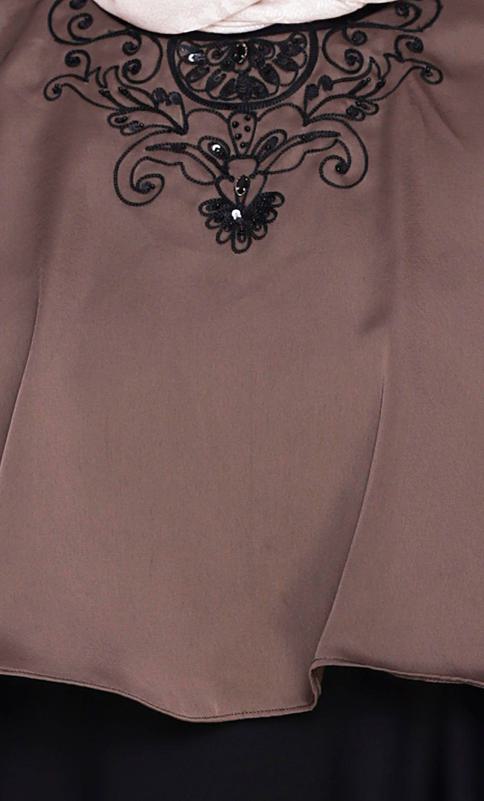 Elite Brown Cape Abaya