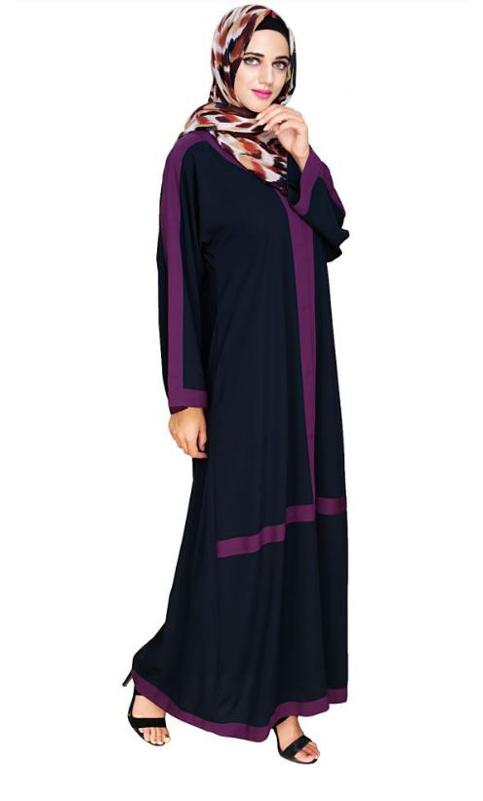 Enswathe Blue Dubai Style Abaya